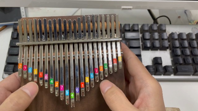 Amazon.com: ZSDM 21 Tones Solid Wood Kalimba 21 keys Thumb Piano